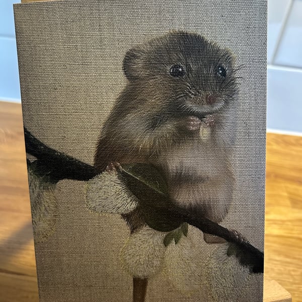 5x7 inch Harvest Mouse Card