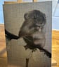 5x7 inch Harvest Mouse Card