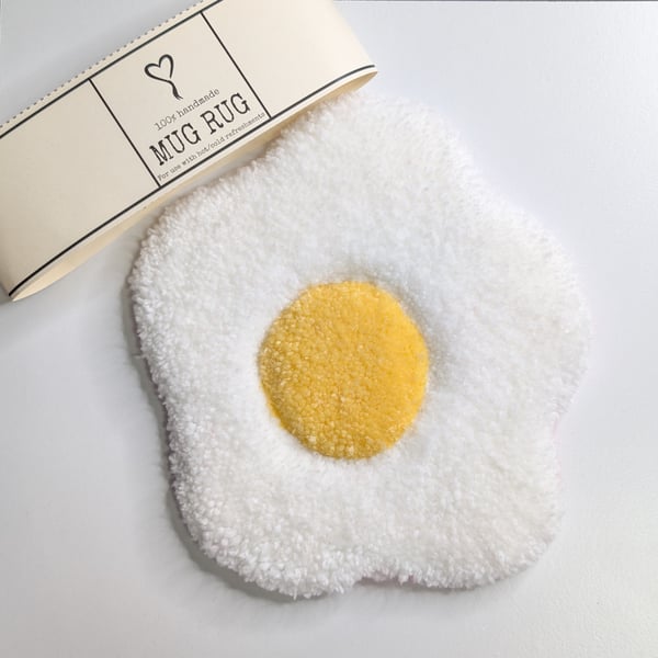 Egg mug rug 