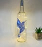 Hummingbird bottle light, blue bird light up bottle - Image 3