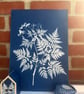 Sweet Cicely in Cyanotype, Botanical gift. Floral Gift - Image 2