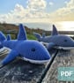 Shane the Shark Crochet Pattern, Shark Amigurumi Pattern - Image 1