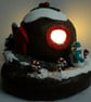Handmade Polymer Clay Christmas Pudding Fairy House Ornament With Lights - Image 8