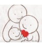 Hugs artwork 1, mounted, unframed - Image 1