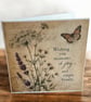 Vintage Botanical Greeting Card. Handmade Parchment Paper Card. Thinking of You - Image 5