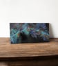 Abstract rivers two , fluid acrylic canvas  - Image 2