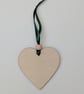 Christmas Wooden heart hanging decoration featuring a robin, bluetit and wren - Image 4