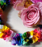 Felt Tinsel Garland, Rainbow Confetti Bunting, Eclectic Bohemian Party Decor - Image 9