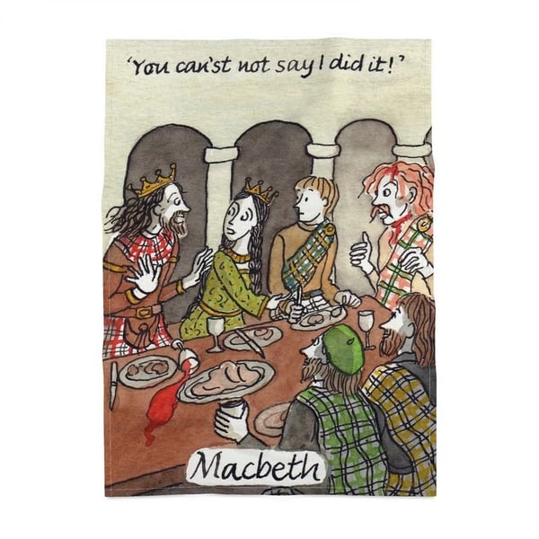 You Can'st Not Say I did it! tea towel