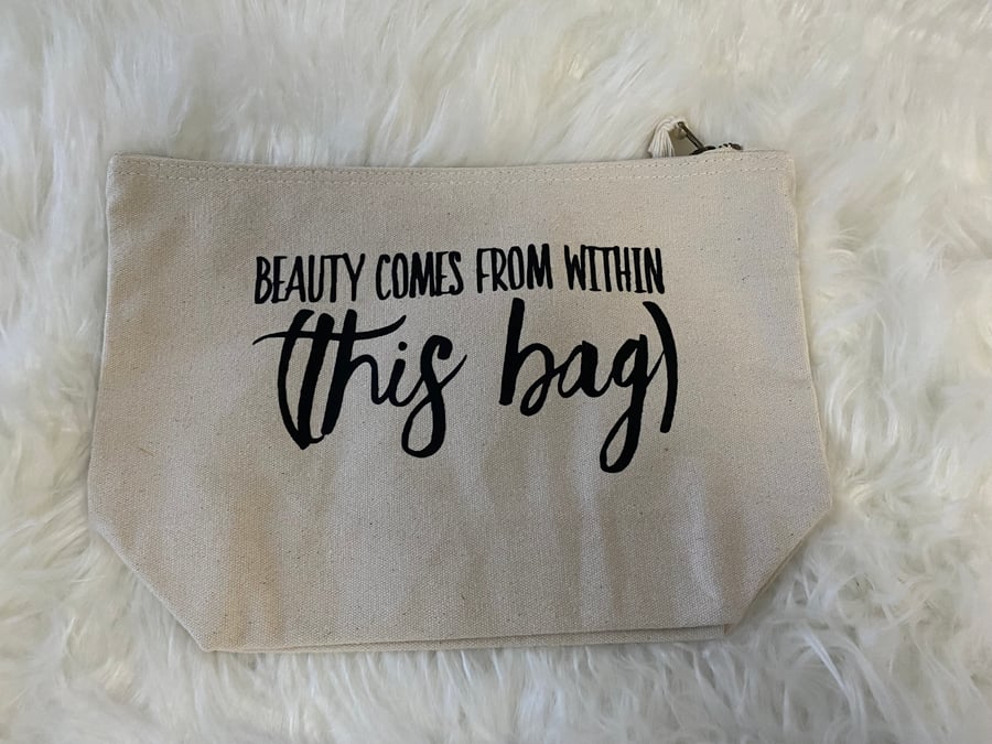 Canvas Make Up Bag