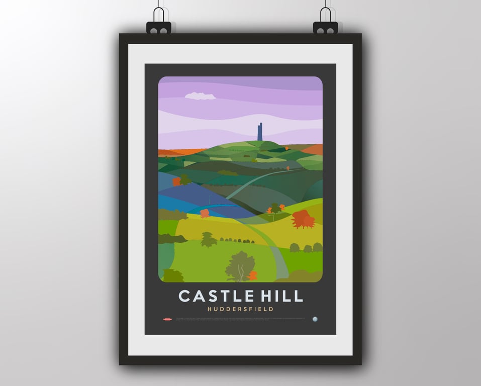 Castle Hill - Art Print by Tiv