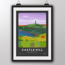 Castle Hill - Art Print by Tiv