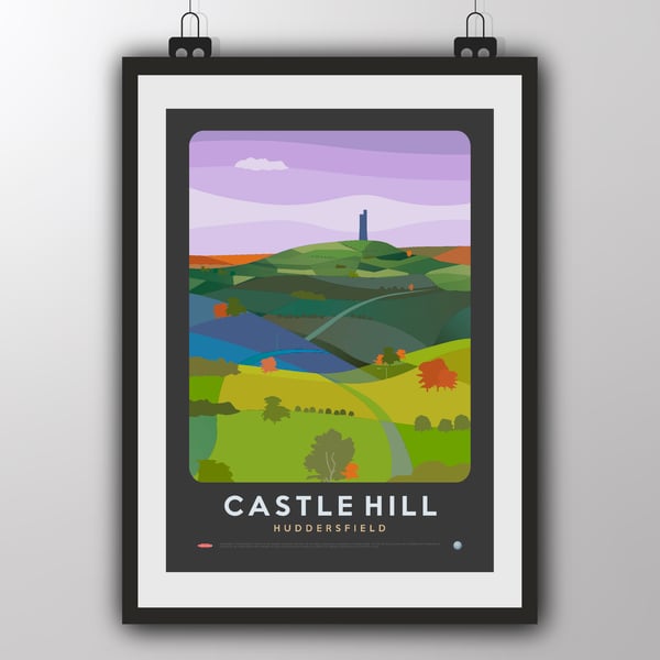 Castle Hill - Art Print by Tiv