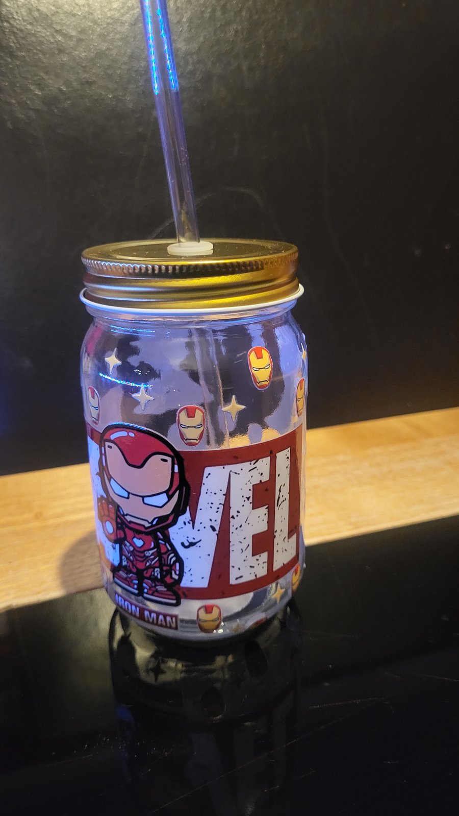 Marvel glass tumbler