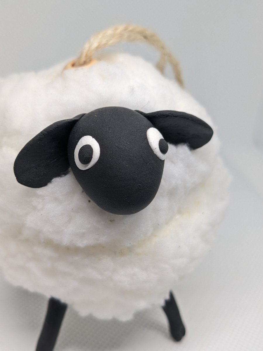 Christmas bauble, Welsh sheep Baaaaaball