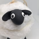 Christmas bauble, Welsh sheep Baaaaaball