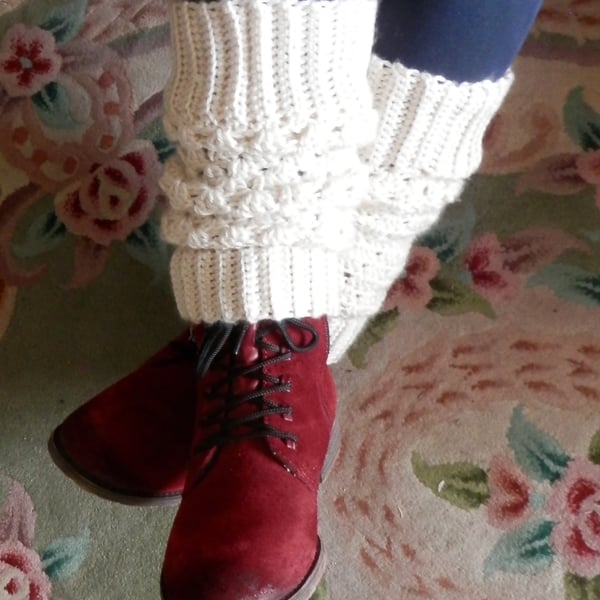 Crochet Leg-Ankle Warmers-Gaiters PDF PATTERN