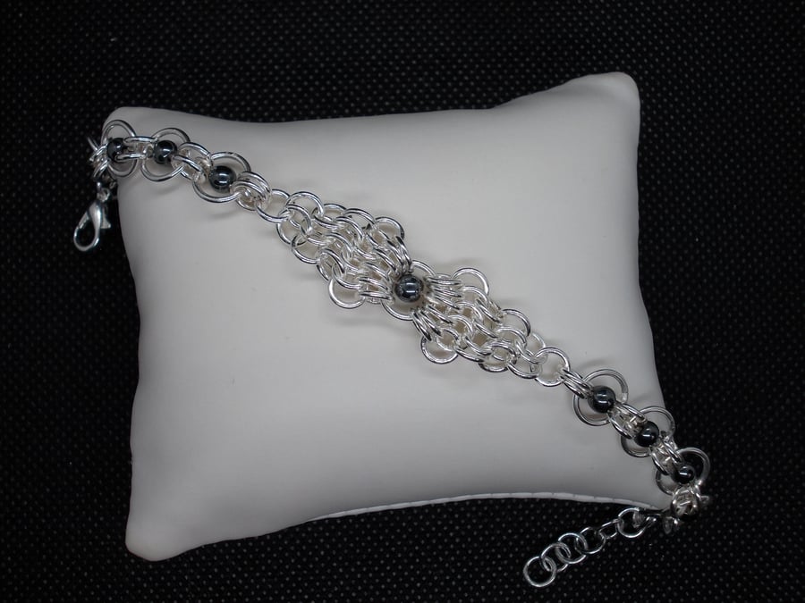 SALE - Haematite encircled bracelet 