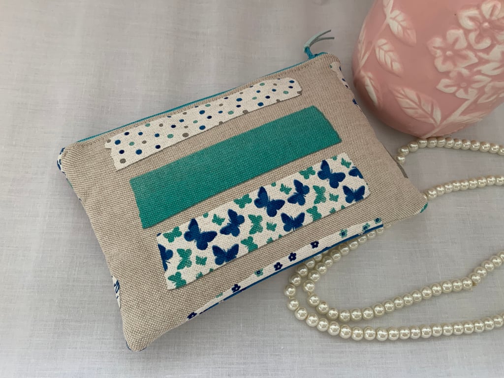 Perfectly Imperfect, Zipped Purses, Pouch, Small Cosmetic Bag, Accessory Purse