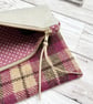 Harris Tweed and Scottish Linen Clutch Bag - Image 4
