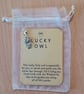 Lucky Owl clip on charm and poem card - Image 1
