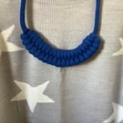 Macrame Recycled Cotton Jumbo Cord Necklace