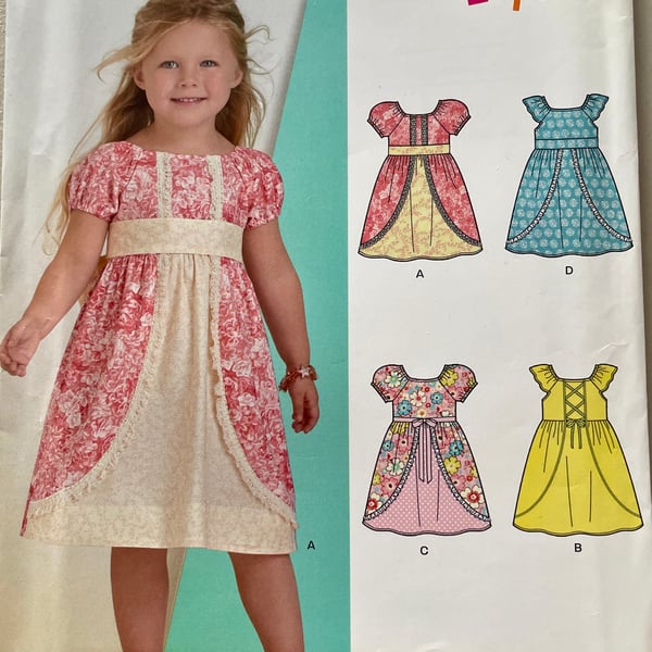 New Look Child's Dress Pattern 6443 - Uncut