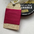 VINTAGE style  ribbon  ( silky seam binding) ' Fuchsia ' Pink .4yds  ....