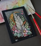 floaty feather - original aceo illustration - Image 3