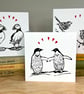 Penguin Lino Printed Card - Image 3