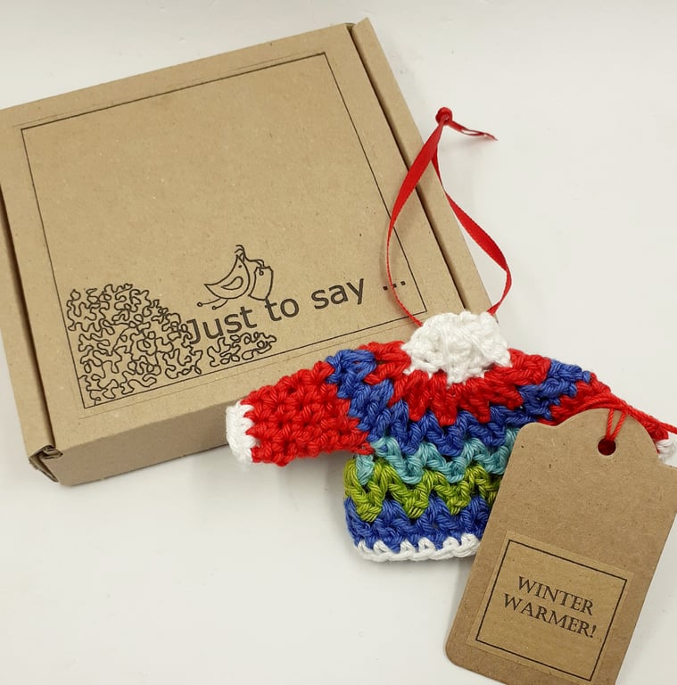  Crochet Christmas Jumper Decoration 