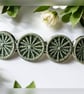 Dorset button barrette hair clip - Image 1
