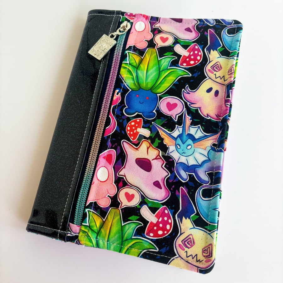 A5 Notebook with a built in pencil case - Animals