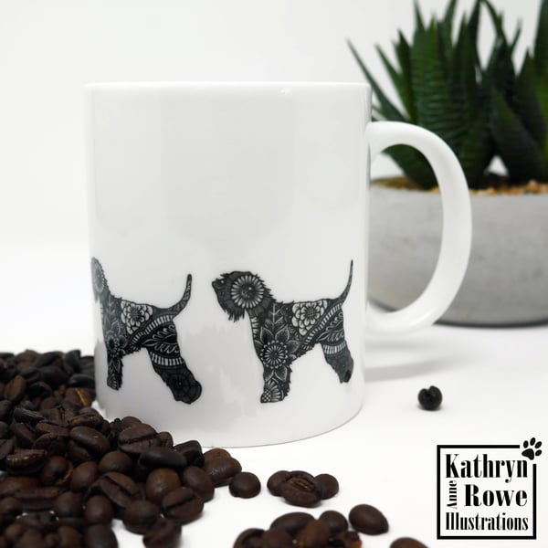 Soft Coated Wheaten Terrier, Wheaten Terrier Mug, Bone China, Dog Mug, Dog Gift