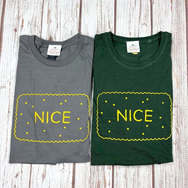 Nice Biscuit T-Shirt. Woman's Organic top, Ladies clothing