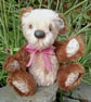 'Bonnie'. A bear with a special message in a bottle