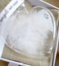Pet Memorial Feather Bauble, Paw Print Heart Glass Christmas Ornament, Pet Remem - Image 4