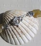 Golden Jade, Honey Quartz & Yellow Tourmaline Gemstone Beaded Necklace - Image 6