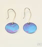 002 - Handmade Aluminium and Silver Reversible Earrings - Image 2