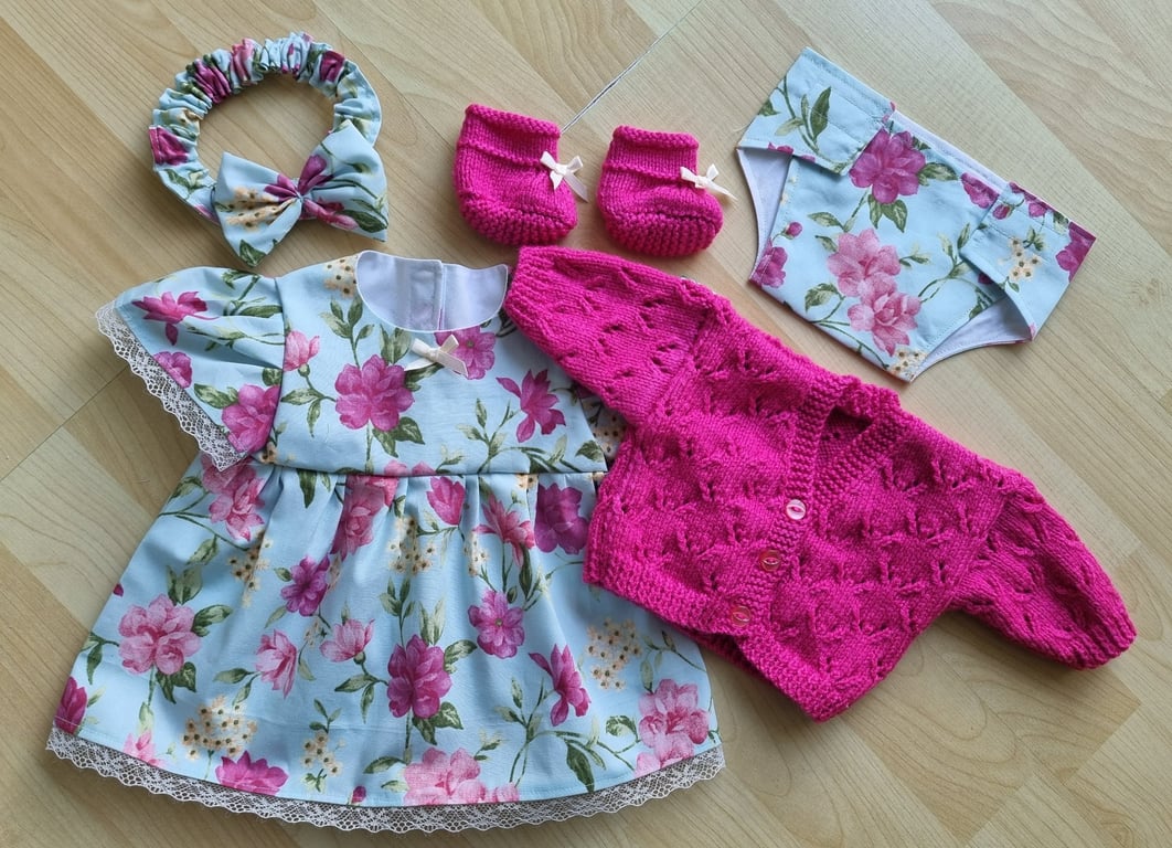 17 inch Dolls 5 piece Blooming Lovely clothing set (68)