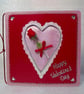 HANDMADE  VALENTINE CARD - Image 1