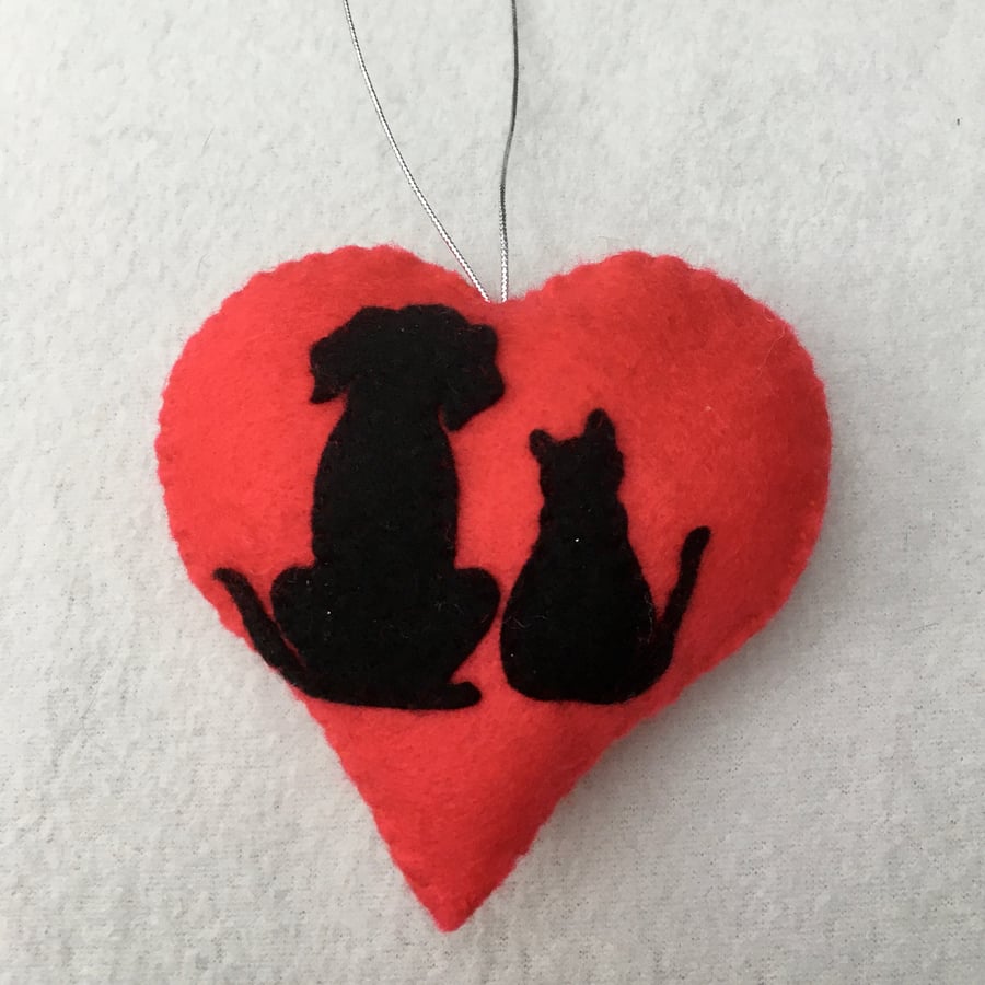 Valentine’s Decoration Dog & Cat – decor - Valentine