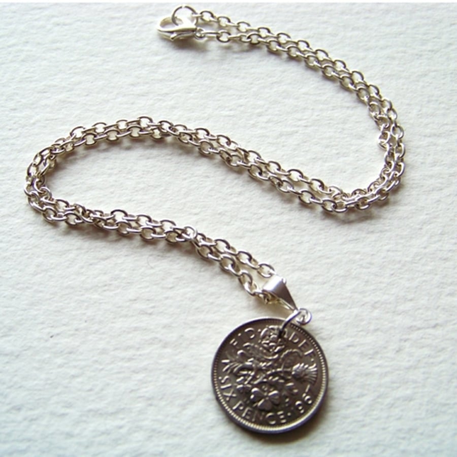 Lucky Sixpence - Lucky Charm Necklace