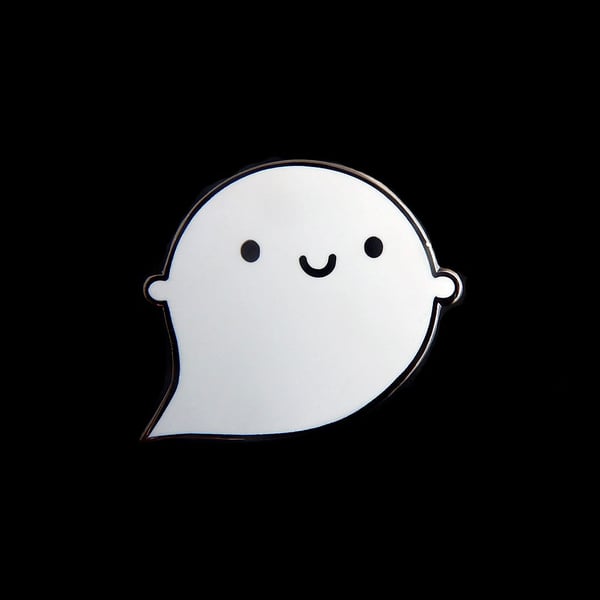 Kawaii Ghost Halloween Enamel Pin