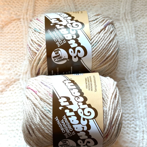 2 balls x 56.7g Lily Sugar 'n Cream The Original Yarn - Potpourri 100% Cotton
