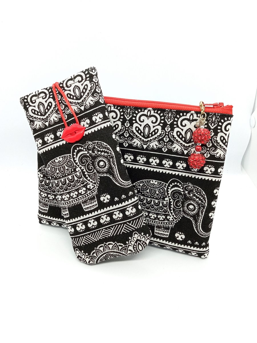 Red elephant gift set for her 245E
