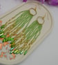 Summer Shimmer Beaded Tassel Earrings - Image 6