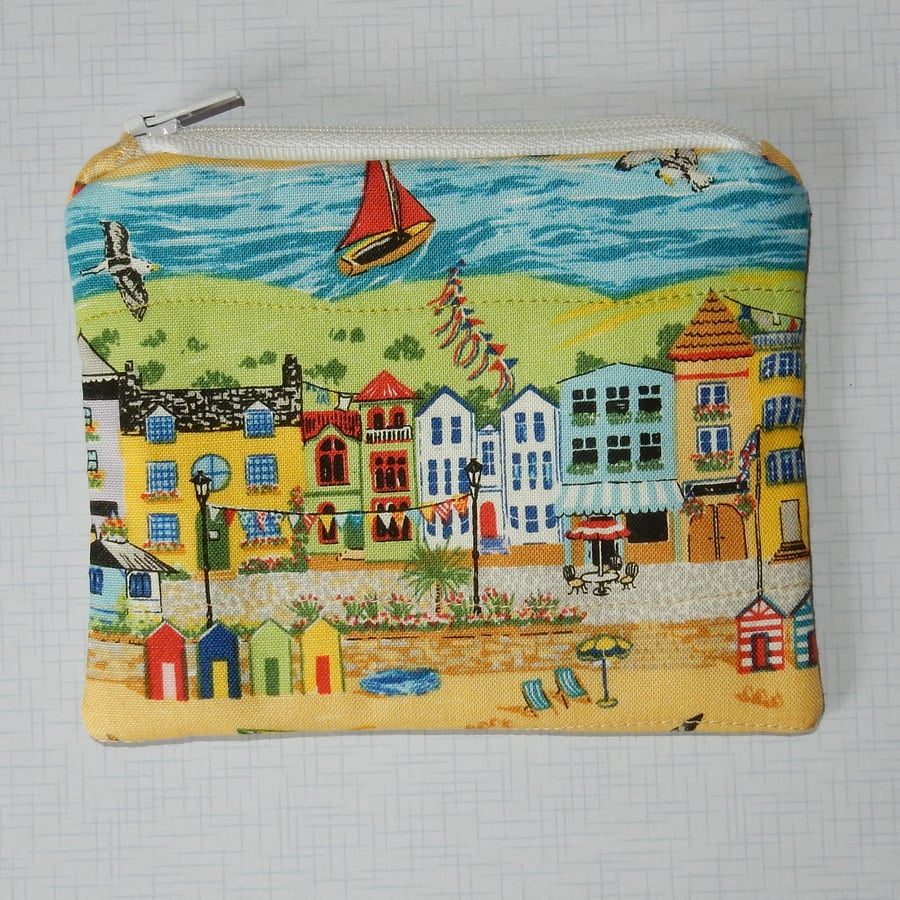 Coin purse Beach scene