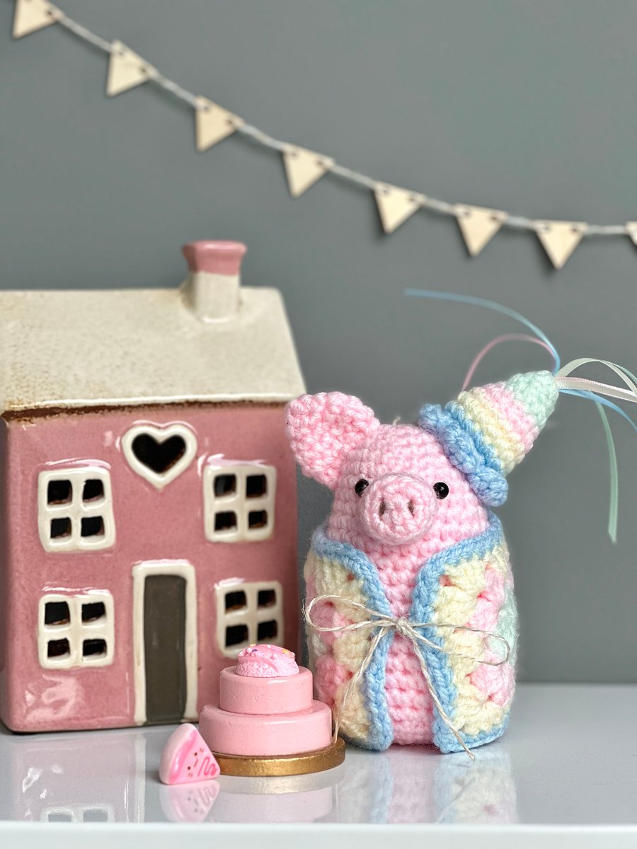 Birthday Piggy in a Blanket