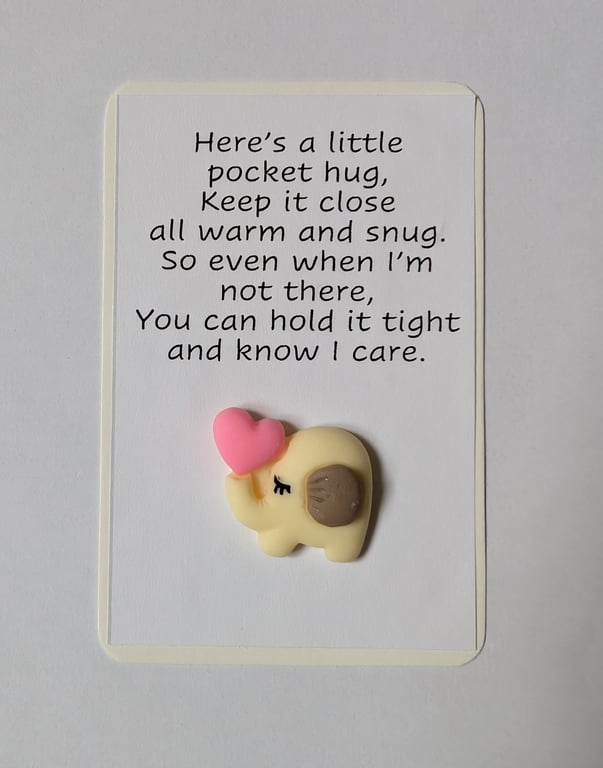Pocket hugs - elephant